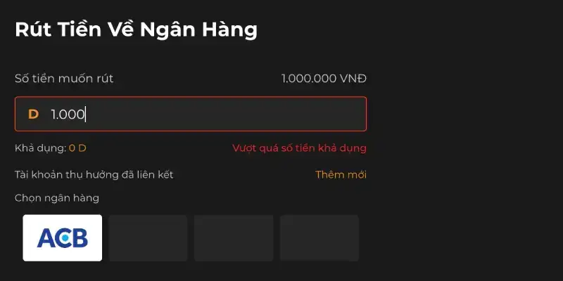 Cách để rút được hết tiền từ ví game